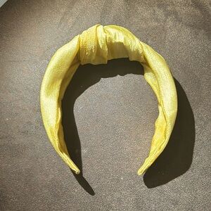 Hello gold shimmer headband